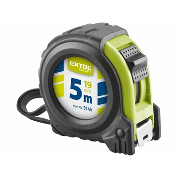 EXTOL GUMÍROZOTT MÉRŐSZALAG 5M