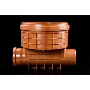 KG PVC  AKNA FENÉKELEM KGA 400/110  EGYENES ÁTFOLYÁSÚ