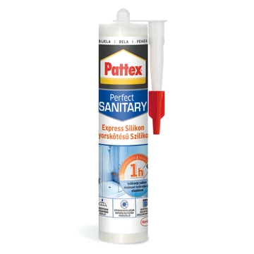 Pattex Express Szaniter Szilikon fehér 280ml