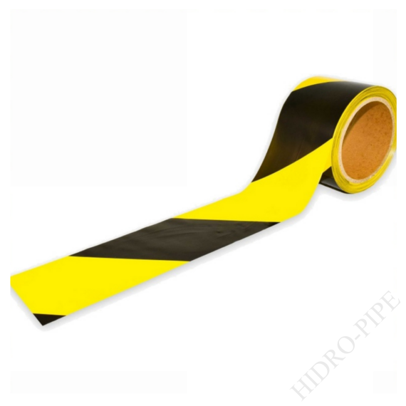 PVC szalag  100m sárga-fekete