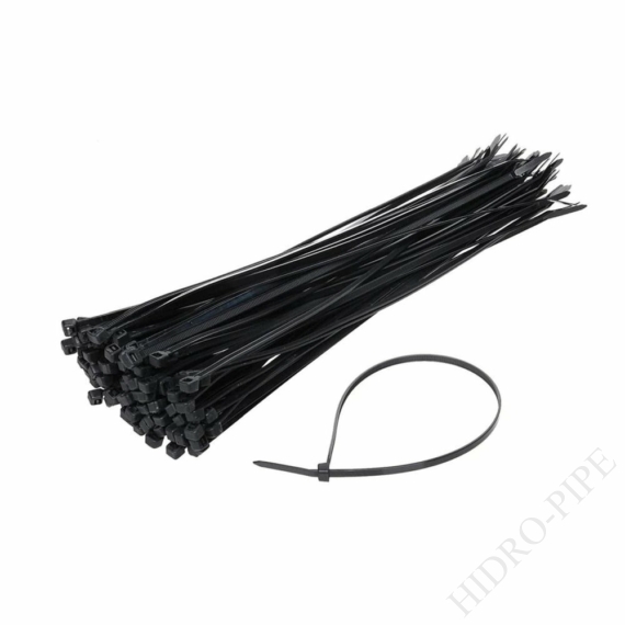 fix-ITH műanyag kábelkötegelő PA 6.6 fekete 4,8x200 100db