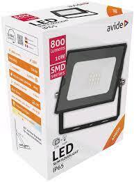 AVIDE LED REFLEKTOR SLIM SMD 50W 4000K fekete